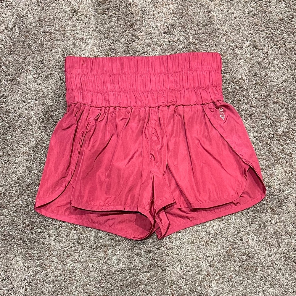 Free People Movement high rise shorts